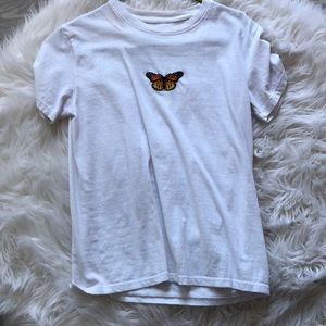 John galt butterfly t shirt